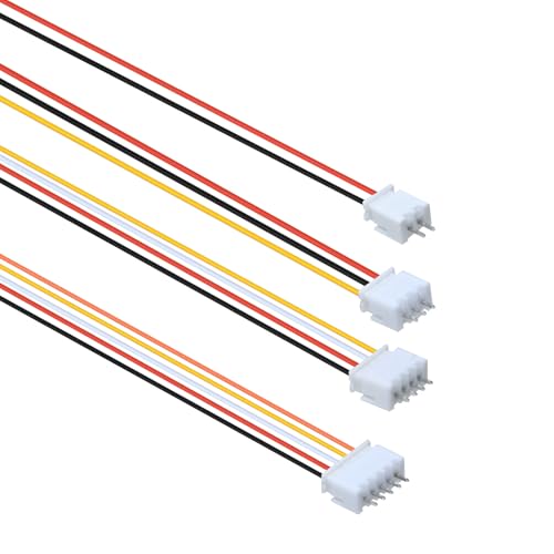 60Pairs JST-XH 2.54mm Header Connector Kit with Male and Female Connectors Adapter 200mm 26AWG Flat Wire Cable Compatible with JST XH Plug Adapter (2P/3P/4P/5P Kit) - color: 2P/3P/4P/5P Kit