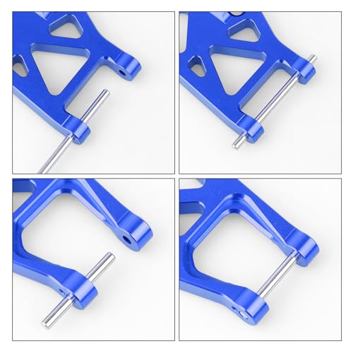 Aluminum A-Arms for Traxxas WideMaxx Suspension Arms Upgrades Set Front & Rear (8-Pack) (Blue) - color: Blue