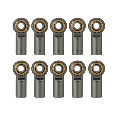 M3 Metal Tie Rod End Ball Joint Link Ball Head Holder, M3 Titanium | For 1/10 Axial SCX10 90046 90047 TRX4, RC Crawler Car, Parts - color: M3 Titanium