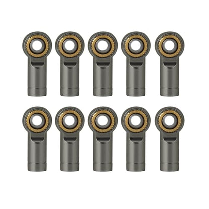 M3 Metal Tie Rod End Ball Joint Link Ball Head Holder, M3 Titanium | For 1/10 Axial SCX10 90046 90047 TRX4, RC Crawler Car, Parts - color: M3 Titanium