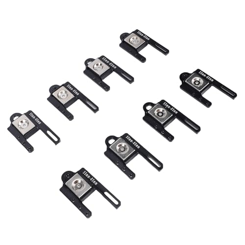 Generic 8Pcs RC Crawler Body Mounts Set, Powerful Magnet RC Body Post Mounts, Suitable for Different Vehicle, Black Appearance Processing