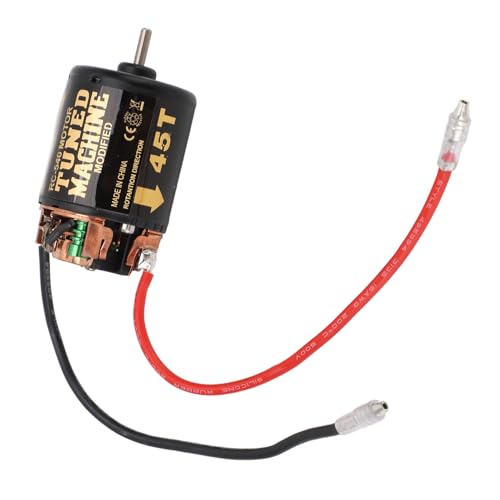 RC Car Brushed Motor 1/10 RC Crawler Car 540 Brushed Motor with Blue Heatsink for Axial Scx10 (45T) - size: 45T