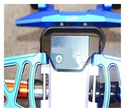 Aluminum Rear Lower Suspension Mount Upgrade Part for 1/10 RC Truck, Heavy Duty Chassis Reinforcement Bracket