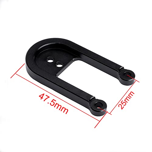 2pcs Aluminum Front/Rear Shock Tower Hoops Bracket Mount for 1/10 RC CAR RC4WD Gelande II Chassis (Front Shock Hoops) - style: Front Shock Hoops