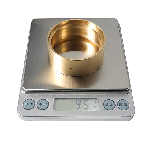 Brass Internal Beadlock Ring Clamp Ring 95g Wheel Weight Fit 1.9" Wheel Rim for 1/10 RC Crawler Axial SCX10 II 90046 TRX-4 VS4-10 SCX10 Pro Upgrade Parts (2PCS)