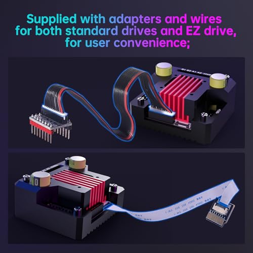 BIGTREETECH TMC5160T Plus V1.0 Stepper Motor Driver 8V-60V StepStick SPI Silent High Speed Printing For Marlin/Klipper/RRF Firmware Manta M8P V2.0/V1.0, Octopus Pro Control Board (With All-Metal Case) - style: TMC5160T Plus(with case)