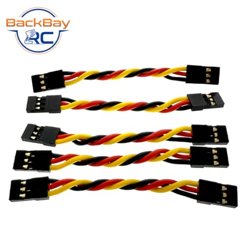 BackBayRC - 2in 20awg Male/Male Universal Servo Extension - 5 Pack - style: 2in Male/Male Extension