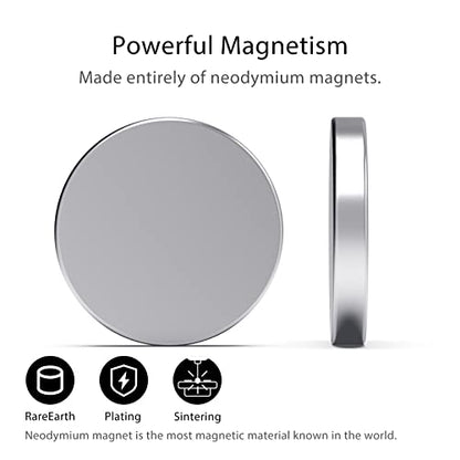 Strong Neodymium Magnets - Rare Earth, Heavy Duty, Round, Small, 0.79 x 0.12 Inch, 16 PCS - color: Silver, size: 0.79inch 16PCS