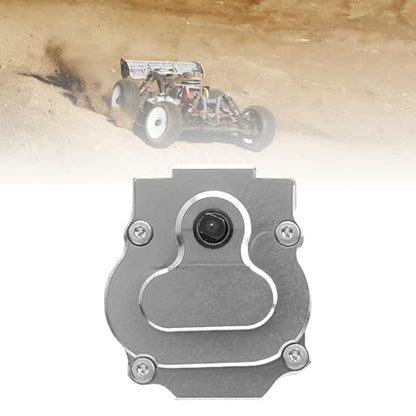 24:1 Complete Transmission Gearbox, CNC Aluminum Alloy RC Crawler Gearbox, Metal Gear Set with 24:1 Reduction Ratio for Ascent - 18 1/18 RC Car Upgrade Part (Grey) - color: Grey