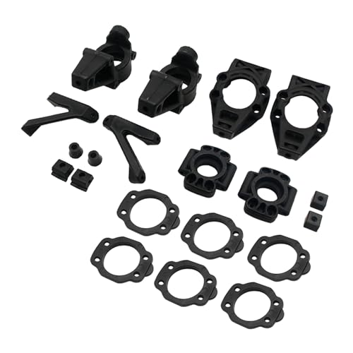 FLMLF Nylon Front and Rear Hub Carrier Kit for 1/5 HPI ROVAN Baja KM 5T 5B 5SC ROFUN BAHA RC CAR Toys Parts