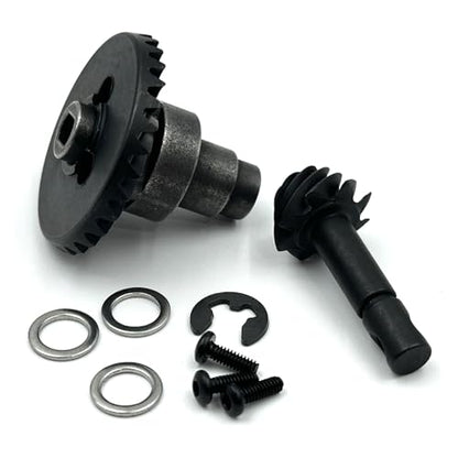 Overdrive Bevel Gear Set 30T/8T for 1/10 RC Crawlers, Differential Gear Compatible with Axial AR44 / AR45 & Capra Currie F9 Axles - size: 30/8T