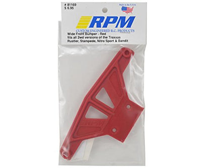 RPM R/C Suspension Arms,Gear Cover & Bumper(RED) Compatible with Traxxas 2wd Stampede, Traxxas 2wd Rustler