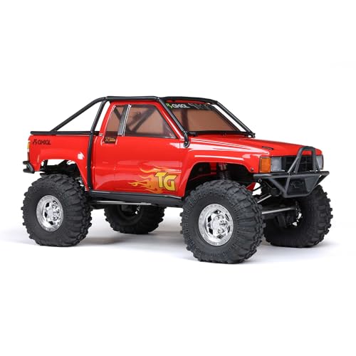 Axial SCX10 III 1987 Toyota SR5 4X4 RC Truck 1/10, RTR, Red | Brushed Rock Crawler, AXI-2062T2, Lipo Battery and Charger Not Included - color: Red