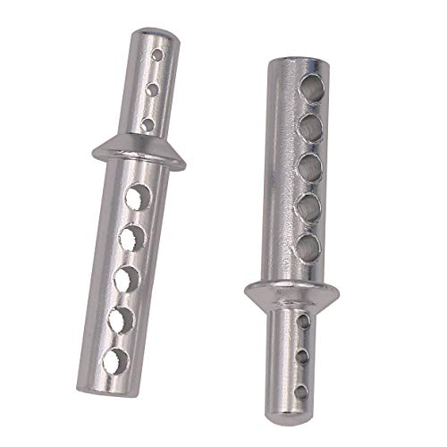 4PCS Aluminum Body Post Upgrade Parts mounts of 08047 for RC 1/10 Redcat Volcano EPX/Pro S30 Replacement (Silver) - color: Silver