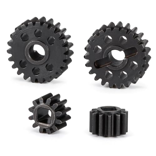 Heat Treated Steel 15T/20T Portal Overdrive Gear 36% OD 12T/23T Standard Gear for Axial 1/10 Capra F9 SCX10 III AR45 Portal Axle (12T 23T) - color: 12t 23t