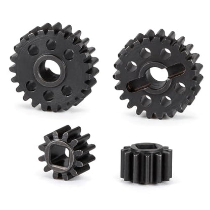 Heat Treated Steel 15T/20T Portal Overdrive Gear 36% OD 12T/23T Standard Gear for Axial 1/10 Capra F9 SCX10 III AR45 Portal Axle (12T 23T) - color: 12t 23t