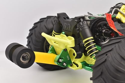 Special Material Rear Wing Mount with Wheelie Set for Arrma 1/10 Gorgon 4X2 Mega 550 Brushed Monster Truck-ARA3230 Upgrades - Red