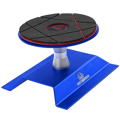 ShareGoo RC Car Work Stand Repair Workstation Compatible with Traxxas TRX-4 Axial SCX10 Arrma Redcat Gen8 Losi 1/10 1/8 RC Car Truck (Blue) - color: Blue