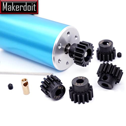 Mod 1 Pinion Gear 5mm 13T 14T 15T 16T 17T Mod1 M1 Pinion Gear 5mm Shaft - size: 13T 14T 15T 16T 17T