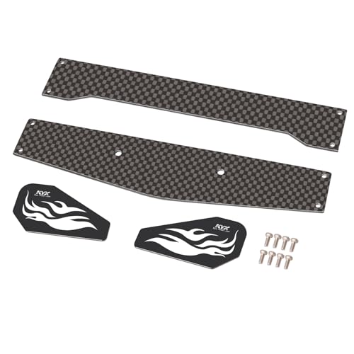 KYX Racing Carbon Fiber Car Body Rear Wing Spoiler Upgrades Accessories for 1/10 RC Car Tamiya Hornet-EVO