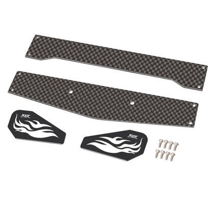 KYX Racing Carbon Fiber Car Body Rear Wing Spoiler Upgrades Accessories for 1/10 RC Car Tamiya Hornet-EVO