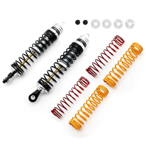 Compatible With TRX4 For SCX10 D90 1/10 RC For Climbing Car Upgrade Parts Shock Absorber With Four Spare Springs Hole Distance 88Mm RC Assortment