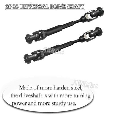 2pcs RC Drive Shaft 87-122mm for 1/10 SCX10，SCX10-II RTR,（87-122mm） - size: (2) 87-120 MM