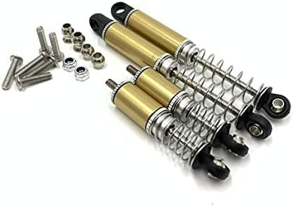 WR02CB Crasshopper All-Metal Shock Absorber Aluminum Shocks 4pcs for 1/12 1/10 RC Tamiya 58346-60A 1/10 RC The Grass Hopper 2WD Off-Road Buggy Tamiya Comical Glass Hopper WR-02CB Hornet Chassis