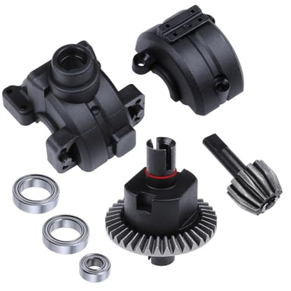 Hobbypark Front Drive Diff Gear Box Complete Set 02024 02051 02030 03015 for Redcat Volcano EPX HSP 1/10 RC Car 94111 94123 94106 94107 94108