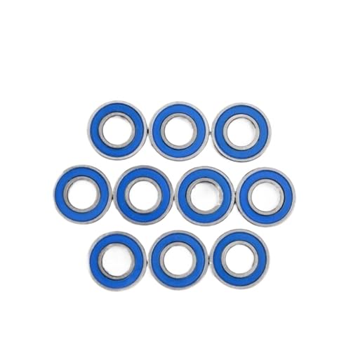 20/50/100pcs MR115RS Miniature Bearings Blue Sealed 5x11x4 mm ABEC-5 MR115-2RS Ball Bearing Parts for Hobby RC Car Truck(50PCS) - size: 50PCS