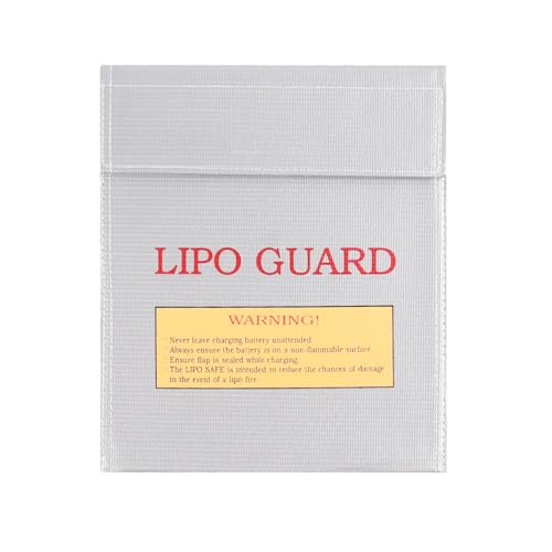 Fireproof Explosionproof Battery Storage Guard Pouch for Lipo Charge and Storage (9.06 * 11.81in) - size: 9.06 * 11.81in