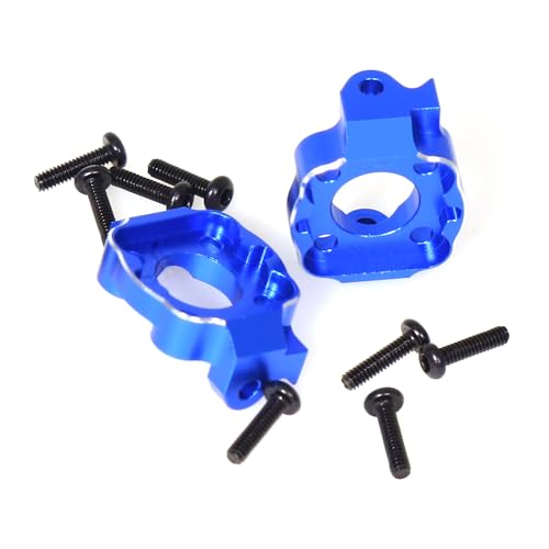 Aluminum Front C Hub Carrier C-seat RC Upgraded Parts for LOSI 1/18 Mini LMT 4X4 Brushed Monster Truck RTR-LOS01026 RC Car, Blue - color: Blue C-seat