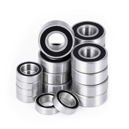 18pcs/Set Steel Rubber Sealed Bearings Kit for Tamiya M05&M06 Series | 1/10 RC Car Upgrade Parts