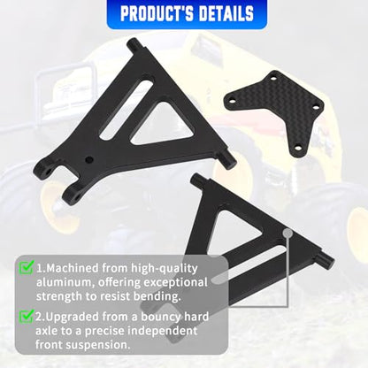 Front Suspension Kit for Tamiya Lunch Box CW-01 RC Car | Fits Tamiya Lunch Box CW-01, Front Independent Suspension, Upgrade Performance, Durable Components, Easy Installation