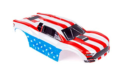 Custom Body USA Flag Style Compatible for ARRMA VORTEKS 3S 4x4 4x2 BLX 1/10 Stadium Truck(V-UF-01) - color: Usa Flag