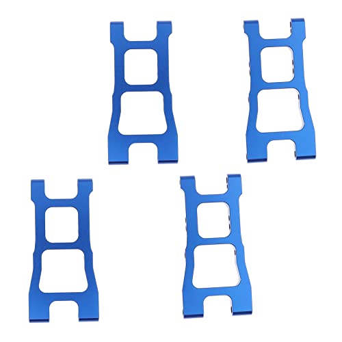 4Pack Treehobby Aluminum Alloy Front & Rear Lower Suspension Arms Swing Arm Compatible with 1/10 Redcat Blackout SC/Blackout SC Pro/Blackout XBE/Blackout XBE Pro/Blackout XTE/Blackout XTE Pro(Blue)
