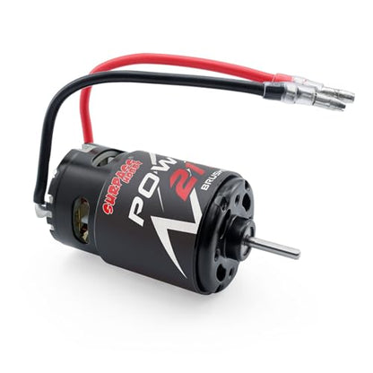 SurpassHobby Motor 550 Brushed Motor for 1/10 Scale RC Truck Traxxas Trx4 Redcat ARRMA AXIAL HSP HPI Wltoys Kyosho HELION (21T) - size: 21T