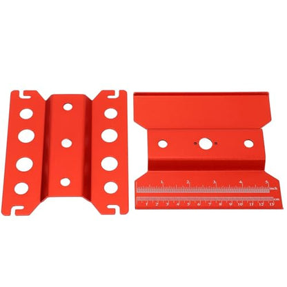 RC Car Repair Stand, Aluminum Alloy Work Station with Adjustable Height and 360 Degree Rotation, for 1/16 1/10 /8 Scale Crawler Off Road Drift Cars (Red) - color: Red