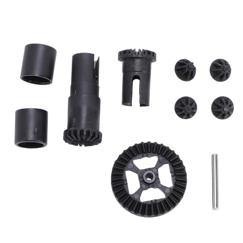 Alomejor RC Car Differential Gear Set, Front Rear Differential Pinion Gear Set for, with High Strength Plastic for Stable Performance