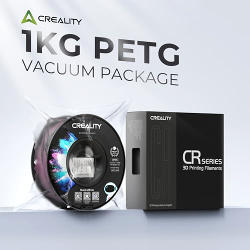 Official CREALITY PETG 3D Printer Filament 1.75mm 1KG BlueGreenGradient | High Precision Strong Toughness, Odorless Better Flow Moistureproof 3D Printing Ender Filament - color: Petg-1kg Blue Green Gradient, size: 1.75 mm