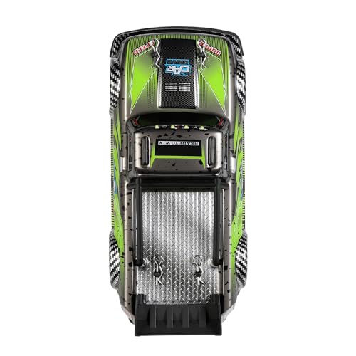 RC Car, Remote Control Car 1/28 Short Truck Car 2.4GHz Remote Control Race Car 30km/h High Speed Gift RTR with Metal Chassis 2 Battery for Adults