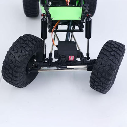 Hobby Remote Control 1/10 Rock Crawler 2.4G 4 * 4 RTR Electric Radio Off-Road Truck Hobby Grade Model for Ages 14+(Green) - color: Green