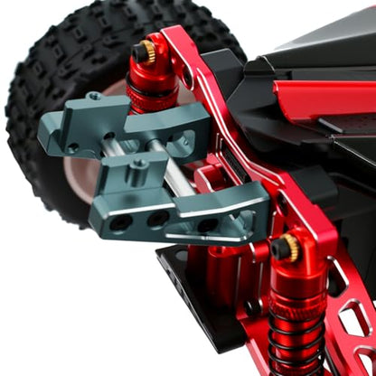 Aluminum Alloy Rear Wing Mount for Arrma 1/14 Typhon GROM Upgrade Parts (Titanium) - color: Titanium