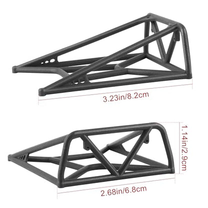 RC Scale Tube Bed Rack for 1/18 Redcat Ascent-18 Crawler Upgrades | Durable Tube-Style Bed Rack, Realistic Trail Truck Styling Custom Scale Details for Redcat Ascent-18 Pickup