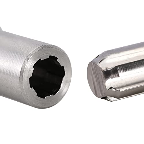 INJORA Stainless Steel Drive Shafts for FMS FCX10 K5 Upgrade 1/10 RC Crawler, 104-139mm