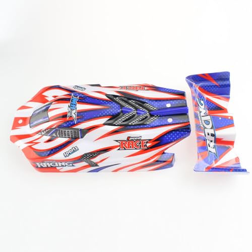 Plastic RC Car Shell Cover Replacement RC Parts for WLtoys 124008 1/12 4WD RC Car - color: Car Shell