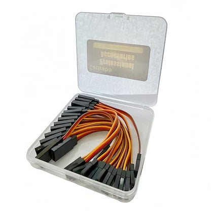 3-Pin Servo Extension Cable,Wire Cord Female to Male Lead Wire Connector JR for RC Car Airplanes Remote Control 15 Pieces
