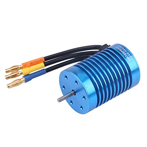 650 Brushless Motor,Surpasses F540-V2 3000kV Sensorless Brushless Motor for 1/10 1/12 RC Car Truck Accessory and Crawler with Good Stationarity Reliability and Maximum Speed