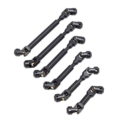 Universal Drive Shaft Transmission Shaft Metal Drive Shaft CVD Axle Set Lightweight Metal CNC Machined Suitable for RC Model Car Truck, Hole to Hole 60-77mm - color: Hole to Hole 60-77mm