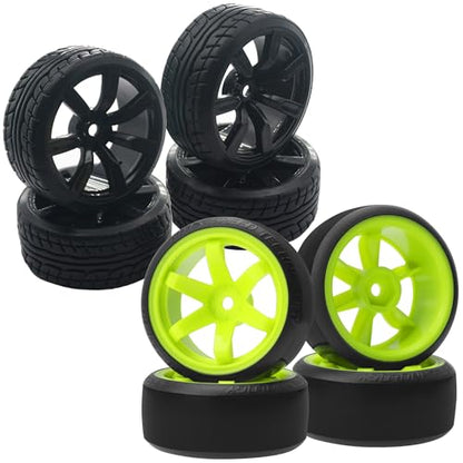 OD62mm Hard Plastic RC Drift Car Tires & Wheel Rims 12mm Hex Tyre & 4PCS/Set 1/10 Drift Car Tires,62mm Hard Plastic Tires & Wheel Rims 12mm Hex